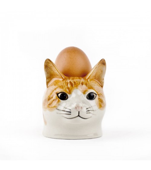 Squash - Porta uova Gatto in ceramica Quail Ceramics portauova design particolari