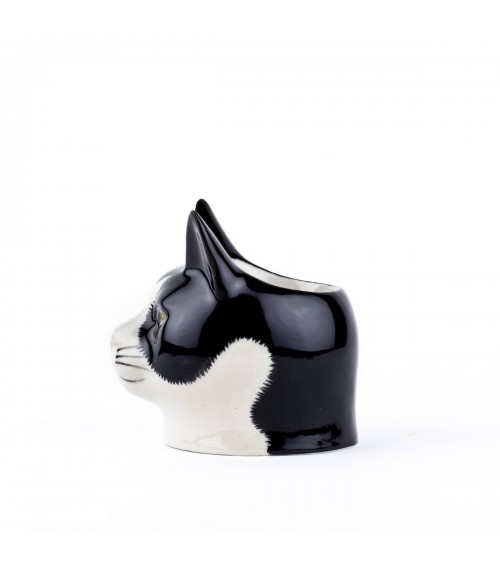Barney - Porta uova Gatto in ceramica Quail Ceramics portauova design particolari
