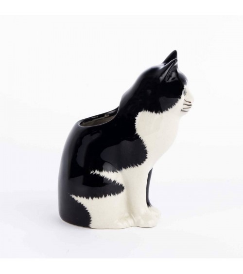 Barney - Mini vaso per fiori Gatto Quail Ceramics vasi eleganti per interni per fiori decorativi design kitatori svizzera