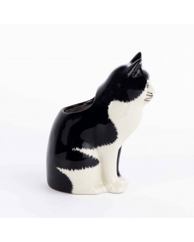 Barney - Mini vaso per fiori Gatto Quail Ceramics vasi eleganti per interni per fiori decorativi design kitatori svizzera