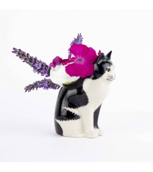 Barney - Mini vaso per fiori Gatto Quail Ceramics vasi eleganti per interni per fiori decorativi design kitatori svizzera
