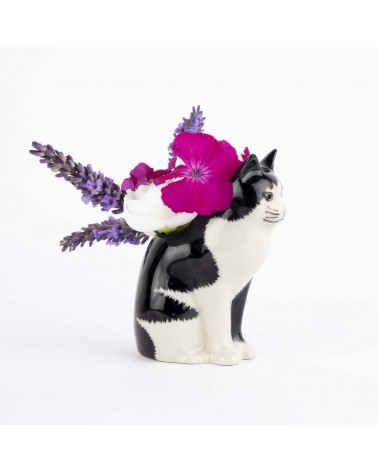 Barney - Mini vaso per fiori Gatto Quail Ceramics vasi eleganti per interni per fiori decorativi design kitatori svizzera