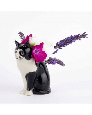 Barney - Mini vaso per fiori Gatto Quail Ceramics vasi eleganti per interni per fiori decorativi design kitatori svizzera