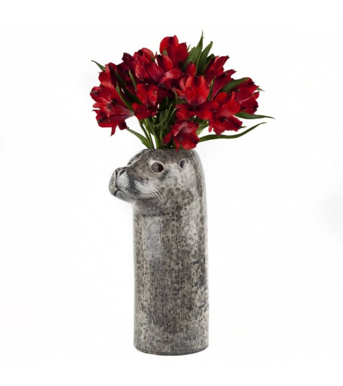 Foca di porto - Grande vaso per fiori Quail Ceramics vasi eleganti per interni per fiori decorativi design kitatori svizzera