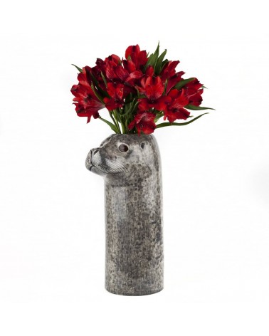 Foca di porto - Grande vaso per fiori Quail Ceramics vasi eleganti per interni per fiori decorativi design kitatori svizzera