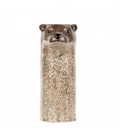 Loutre - Grand vase à fleurs Quail Ceramics design fleur décoratif original kitatori suisse