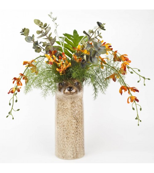 Lontra - Grande vaso per fiori Quail Ceramics vasi eleganti per interni per fiori decorativi design kitatori svizzera