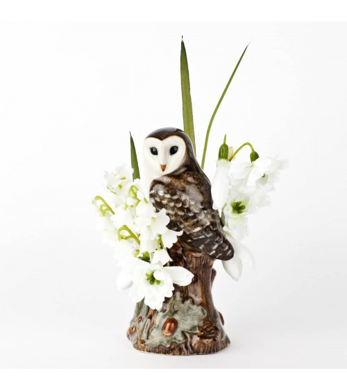 Barn Owl - Mini flower vase Quail Ceramics table flower living room vase kitatori switzerland