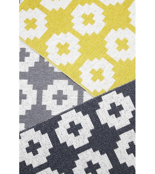 Vinyl Rug - FLOWER Stone Brita Sweden cool vinyl rugs runner for kitchen washable outdoor rugs