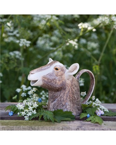 Small milk jug - Toggenburg Goat Quail Ceramics small pitcher coffee mini milk jugs