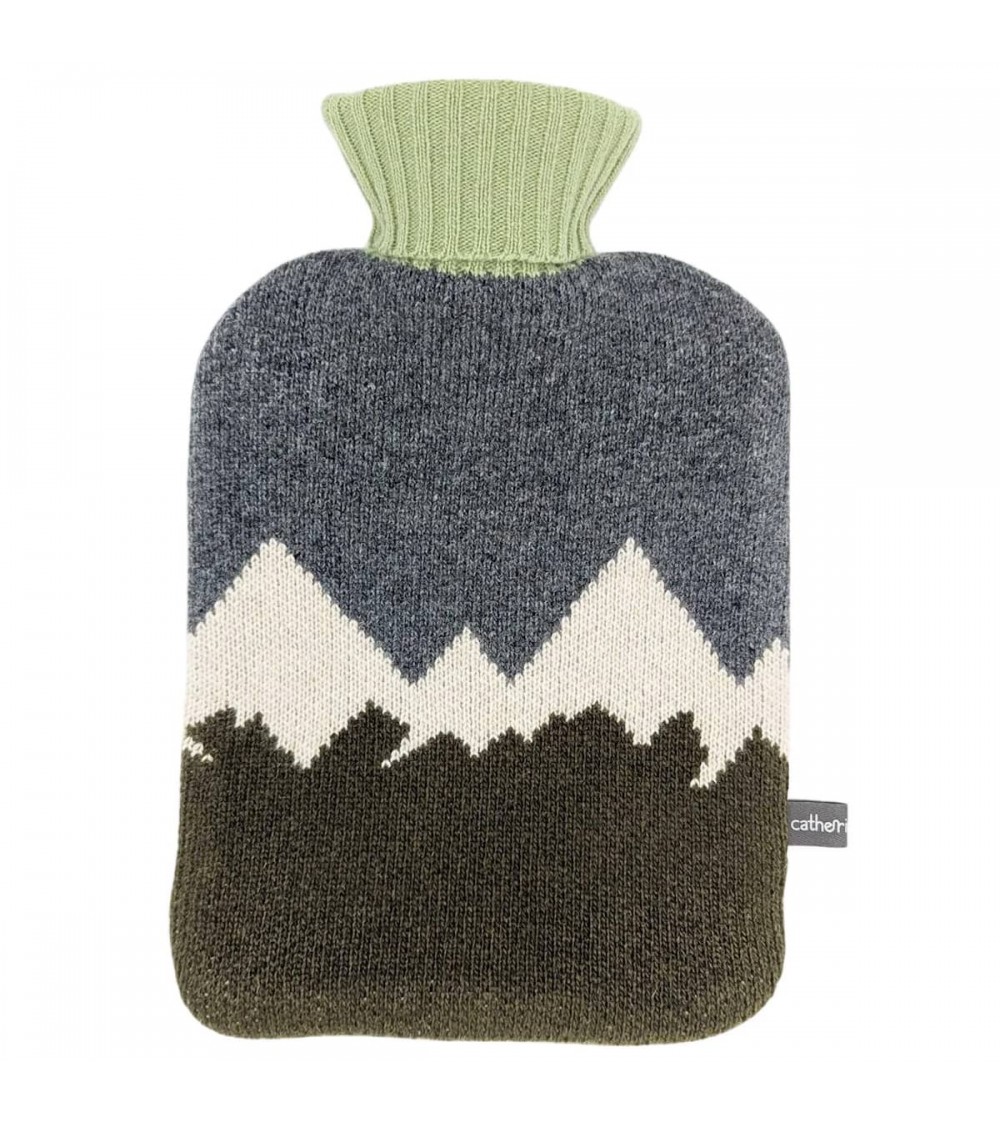 Green mountains - Hot water bottle with wool cover Catherine Tough best luxury cool nice cute portable