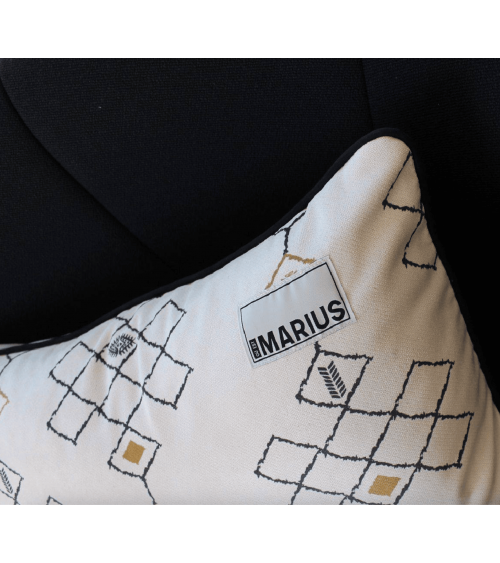 Ethnisch - Kissenbezug für Sofa aus Samt Où est Marius zierkissen sofa deko kissen kaufen dekokissen sofakissen