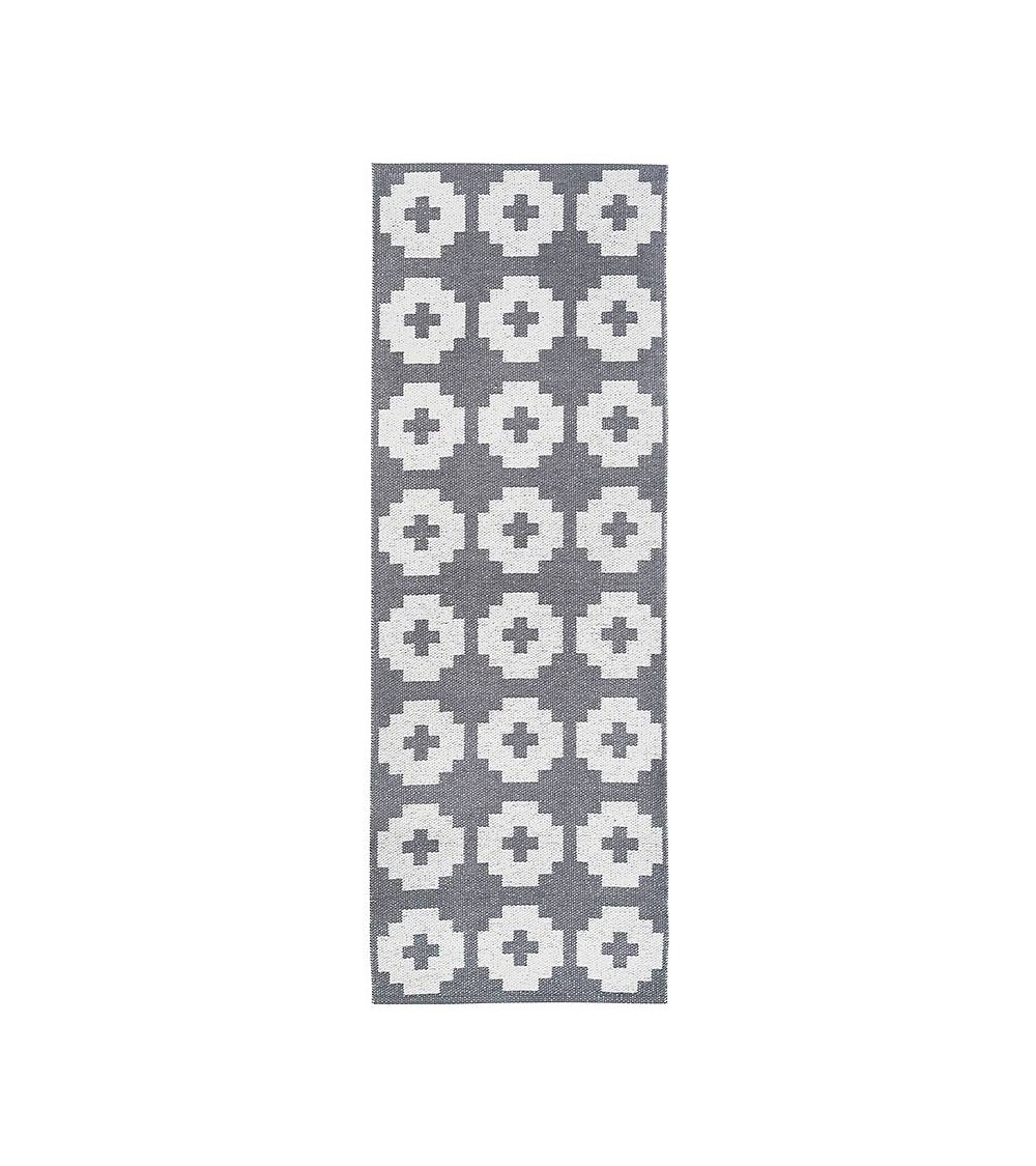 Vinyl Rug - FLOWER Stone Brita Sweden cool vinyl rugs runner for kitchen washable outdoor rugs