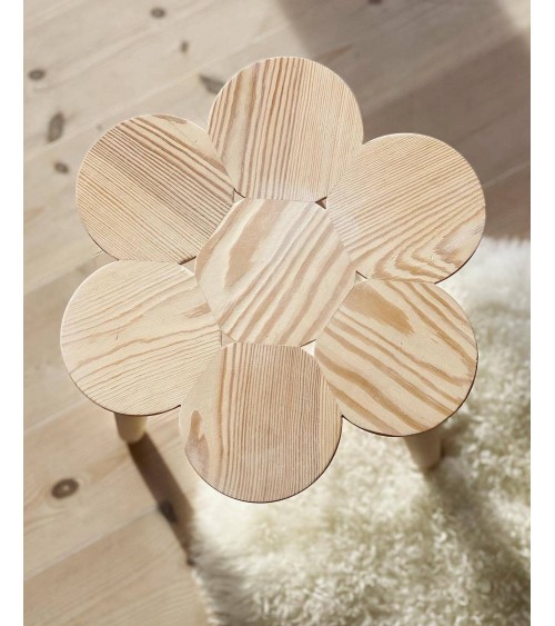 Mylhta Oak Stool - Sgabello di design in legno di rovere MYLHTA