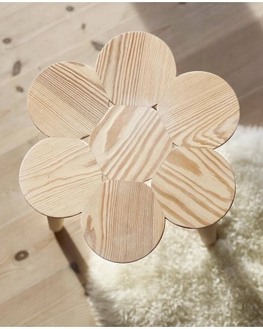 Mylhta Oak Stool - Sgabello di design in legno di rovere MYLHTA