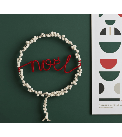 Ghirlanda ponpon Noël - Decorazioni natalizie Melanie Porter decorazioni luminose