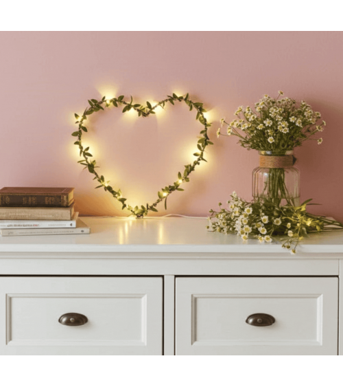 Botanical Heart - Fairy light Melanie Porter lighted illuminated decoration indoor bedroom