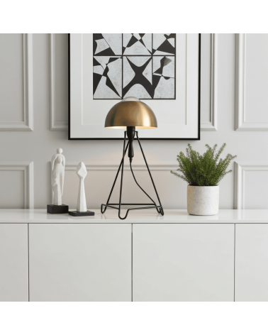 Studio Simple black & brass - Table & bedside lamp Serax light for living room bedroom kitchen original designer