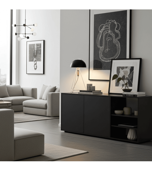 Studio Simple Weiß & Schwarz - Tischlampe, Nachttischlampe Serax tischleuchte led modern designer kaufen