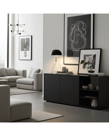 Studio Simple Weiß & Schwarz - Tischlampe, Nachttischlampe Serax tischleuchte led modern designer kaufen