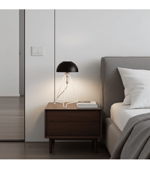 Studio Simple Weiß & Schwarz - Tischlampe, Nachttischlampe Serax tischleuchte led modern designer kaufen