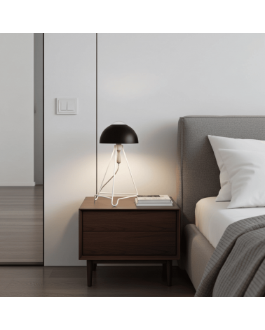 Studio Simple Weiß & Schwarz - Tischlampe, Nachttischlampe Serax tischleuchte led modern designer kaufen