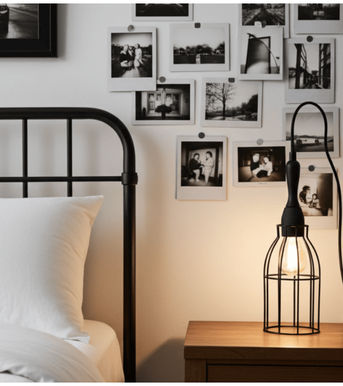 Baladeuse - lampe de table à poser, lampe de chevet Serax a poser de nuit led moderne originale design suisse