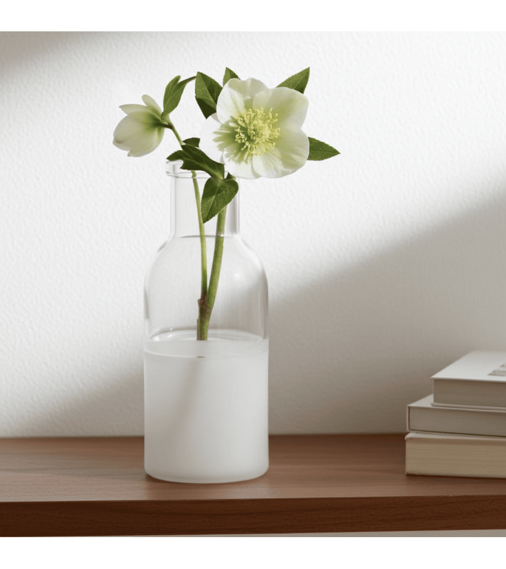 Kleine Vase aus Glas - Bottle Serax vasen deko blumenvase blume vase design dekoration spezielle schöne kitatori schweiz kaufen