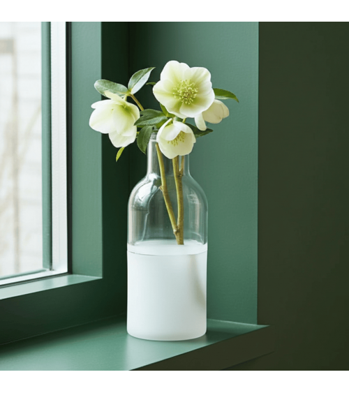 Kleine Vase aus Glas - Bottle Serax vasen deko blumenvase blume vase design dekoration spezielle schöne kitatori schweiz kaufen