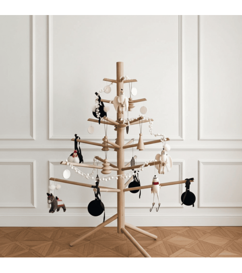 Small Design Wooden Christmas tree artificial fake realistic real woods christmas tree