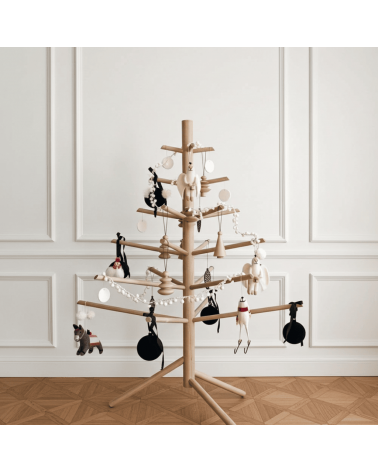 Small Design Wooden Christmas tree artificial fake realistic real woods christmas tree