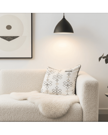 Ethnisch - Kissenbezug für Sofa aus Samt Où est Marius zierkissen sofa deko kissen kaufen dekokissen sofakissen