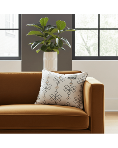 Ethnisch - Kissenbezug für Sofa aus Samt Où est Marius zierkissen sofa deko kissen kaufen dekokissen sofakissen