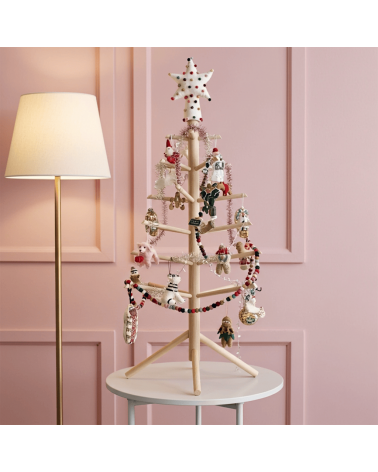 Small Wooden Christmas tree - Kitatori Design xmas tree in wood artificial fake realistic real woods christmas tree