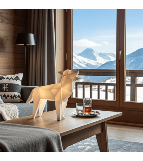 Wolf dog lamp - Animal lighting, table & bedside lamp Plizoo light for living room bedroom kitchen original designer
