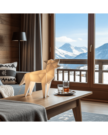 Wolf dog lamp - Animal lighting, table & bedside lamp Plizoo light for living room bedroom kitchen original designer