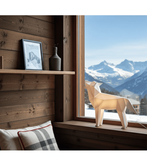 Wolf dog lamp - Animal lighting, table & bedside lamp Plizoo light for living room bedroom kitchen original designer