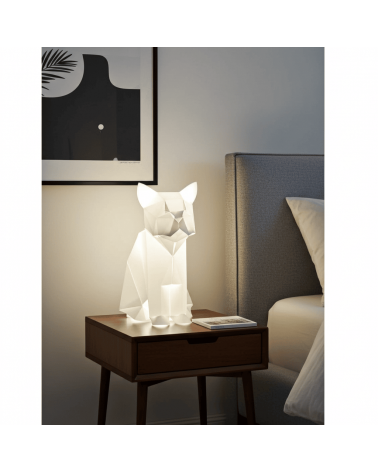 Lampe chat - Luminaire animal à poser, lampe de chevet design Plizoo a poser de nuit led moderne originale design suisse