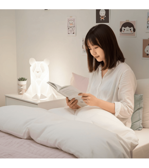 Lampada orso, panda - Lampada da tavolo design animali Plizoo Lampade led design moderne salotto