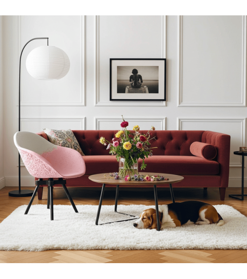 Designer Sessel - GRAVÊNE 7.0 - Weiss & Rosa Maximum Paris stillen stillsessel designer modern kaufen