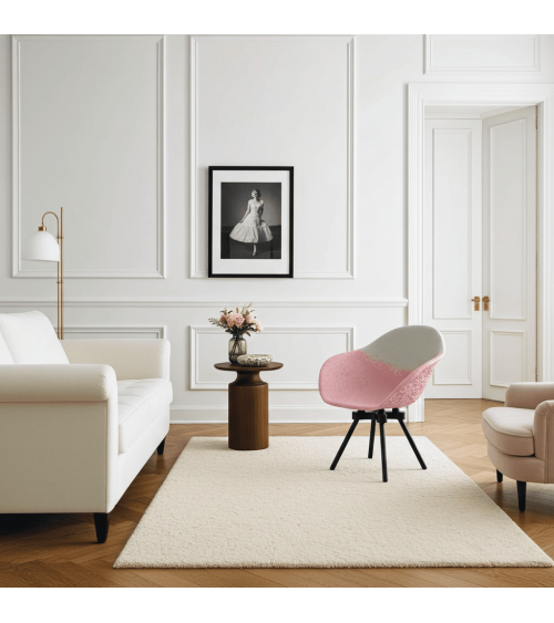 Poltrona Design GRAVÊNE 7.0 - Bianco e rosa Maximum Paris moderna da interno allattamento