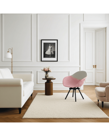 Poltrona Design GRAVÊNE 7.0 - Bianco e rosa Maximum Paris moderna da interno allattamento