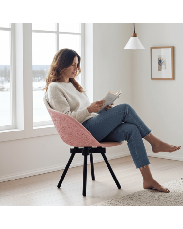 Designer Sessel - GRAVÊNE 7.0 - Weiss & Rosa Maximum Paris stillen stillsessel designer modern kaufen