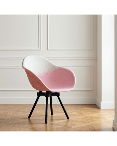 Designer Sessel - GRAVÊNE 7.0 - Weiss & Rosa Maximum Paris stillen stillsessel designer modern kaufen