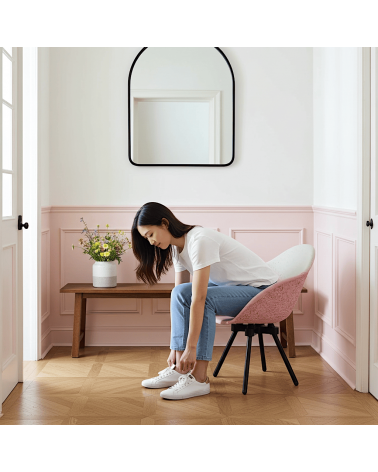Designer Sessel - GRAVÊNE 7.0 - Weiss & Rosa Maximum Paris stillen stillsessel designer modern kaufen