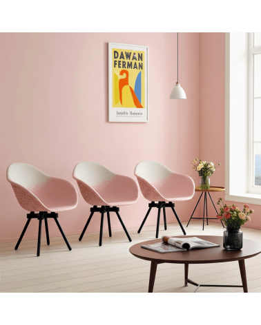 Designer Sessel - GRAVÊNE 7.0 - Weiss & Rosa Maximum Paris stillen stillsessel designer modern kaufen