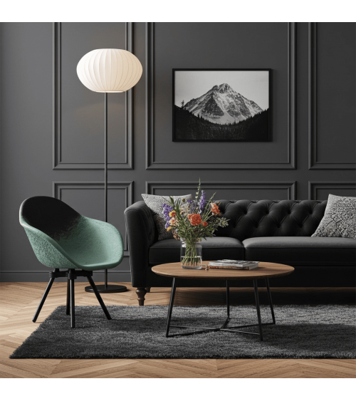 Poltrona Design GRAVÊNE 7.0 - Nero e fiume Maximum Paris moderna da interno allattamento