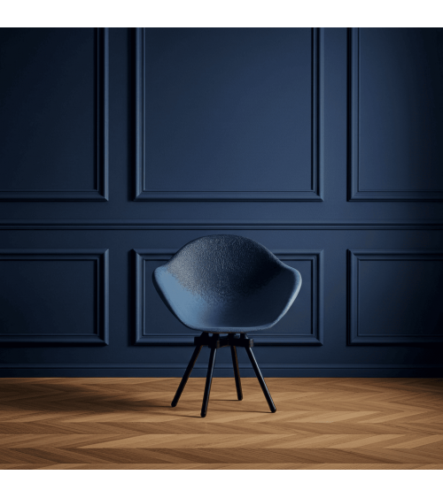 Poltrona Design GRAVÊNE 7.0 - Nero e Blu Maximum Paris moderna da interno allattamento