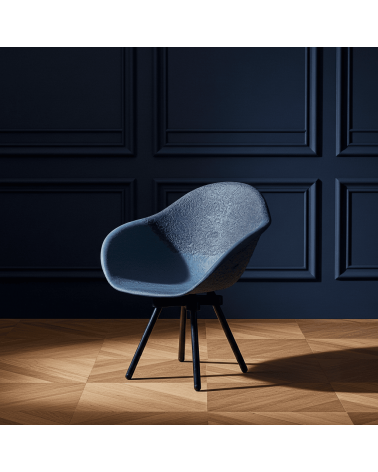 Poltrona Design GRAVÊNE 7.0 - Nero e Blu Maximum Paris moderna da interno allattamento