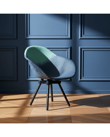 Fauteuil design GRAVÊNE 7.0 - Menthe & Bleu Maximum Paris relaxant confortable allaitement maison salon